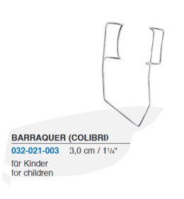 Rozwórka BARRAQUER dla dzieci 9 mm 032-021-003 druciana