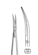 IRIS scissors, curved, 012-271-115