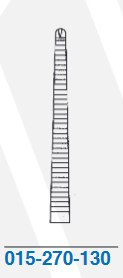 Kleszcze proste KOCHER DELICATE 13 cm 015-270-130 z ząbkiem 1x2