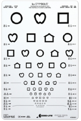 Tablica symbole LEA 13 linii , 3 m 52112