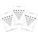 80 cm Sloan Letters Intermediate Distance Charts 52187 80 cm Sloan Letters Intermediate Distance Charts 52187