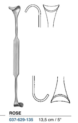ROSE Tracheal Hook double end 13,5 cm