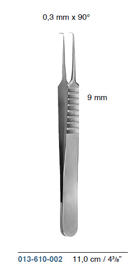 MICRO-Forceps No.2 angled at 90°