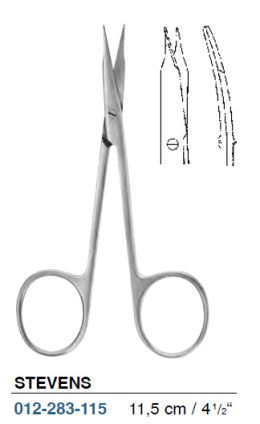 STEVENS 012-283-115 curved scissors