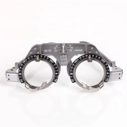 Trial frame CT2203 titanium, for 4 pairs of lenses