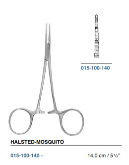 HALSTEAD-MOSQUITO Forceps straight 14,0 cm