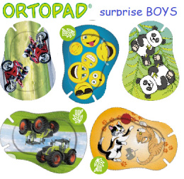 Ortopad SURPRISE JUNIOR for Boys + 10 gratis
