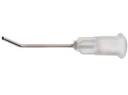 NEEDLE INOX cannula 27G 0,4 x 20 BENT RW disposable