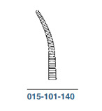 HALSTED-MOSQUITO curved forceps 015-101-140 pean