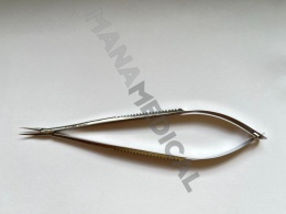 Igłotrzymacz CASTROVIEJO zakrzywiony 019-130-140TT