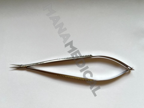 Igłotrzymacz CASTROVIEJO zakrzywiony 019-130-140TT