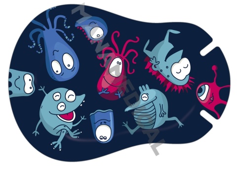 Ortopad MEDIUM POTWORKI świecące w ciemności