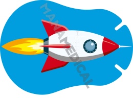 Ortopad RAKIETA na niebie MEDIUM