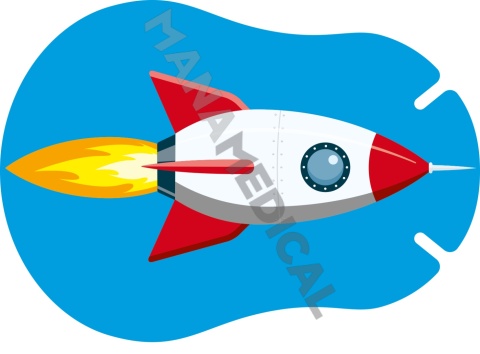 Ortopad RAKIETA na niebie REGULAR