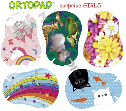 Ortopad SURPRISE JUNIOR A for Girls + 10 gratis