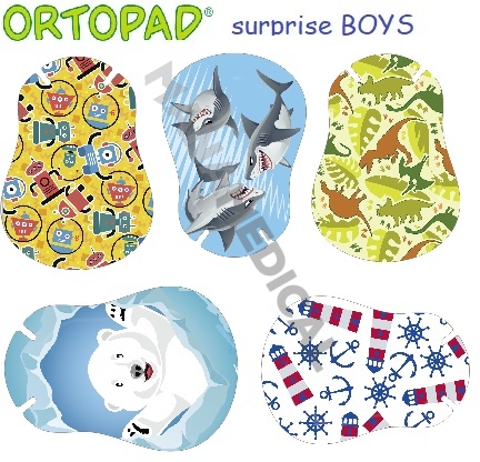 Ortopad SURPRISE JUNIOR C for Boys + 10 gratis