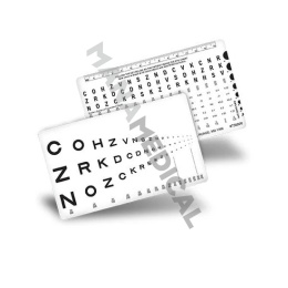 Tablica litery Sloan (RUNGE) , kieszonkowa 40 cm 756000 52106