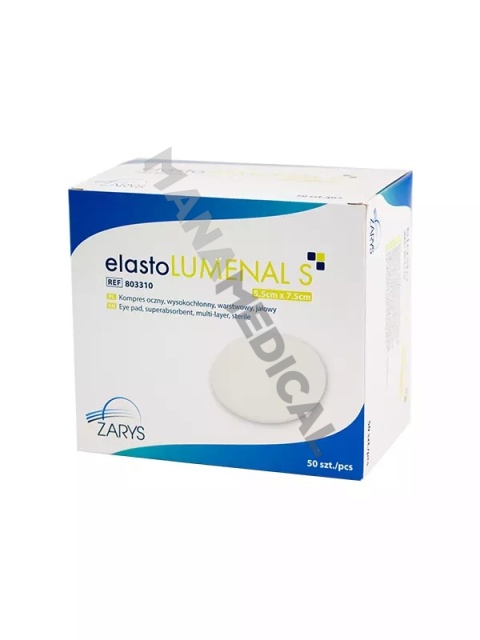 elastoLUMENAL S Kompres oczny sterylny ref 803310 op / 50 szt