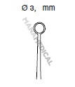 Łyżeczka do gradówki Meyerhoefer Ø 3,0 mm 5-410