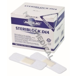 Steriblock DIA White 86 x 25 mm plastry uciskowe , 70034