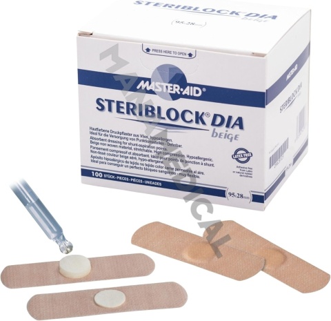 Steriblock DIA beige 95 x 28 mm plastry uciskowe , 70072