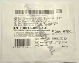 Sterylna OSŁONA OKA plastikowa + tampon set ref 0015-00001-S