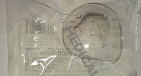 Sterylna OSŁONA OKA plastikowa + tampon set ref 0015-00001-S