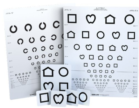 LEA SYMBOLS®/Landolt rings wallchart 15 lines LEA SYMBOLS®/Landolt rings wallchart 15 lines