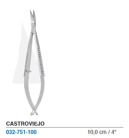 Irydectomy Scissors CASTROVIEJO 032-751-100