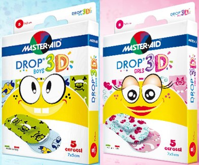 Plastry DROP 3D GIRLS 70463 Plastry DROP 3D GIRLS 70463