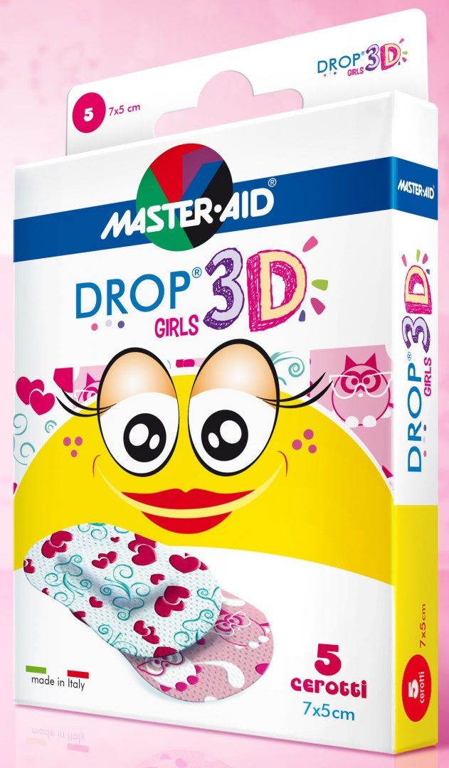 Plastry DROP 3D GIRLS 70463