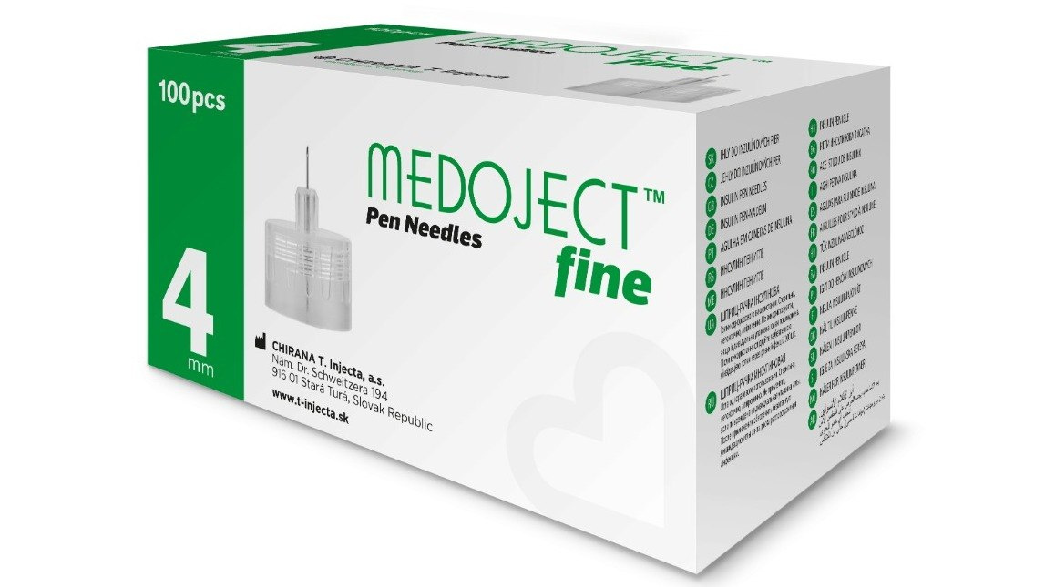 MEDOJECT 32G igły do penów 4 x 0,23 mm MEDOJECT 32G igły do penów 4 x 0,23 mm