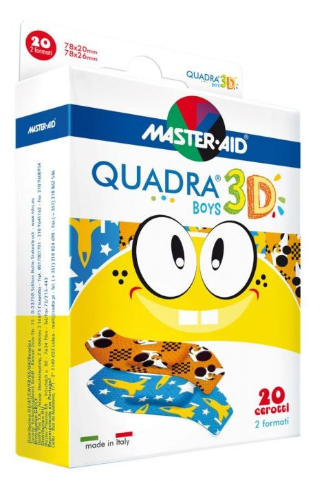 Plastry QUADRA 3D BOYS 70464
