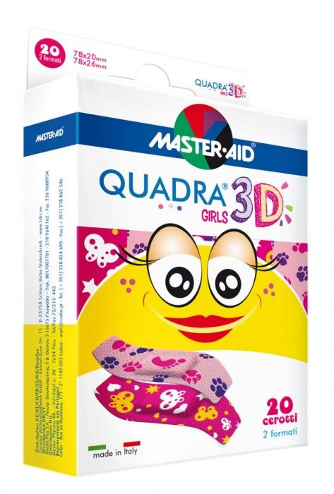 Plastry QUADRA 3D GIRLS 70465 Plastry QUADRA 3D GIRLS 70465