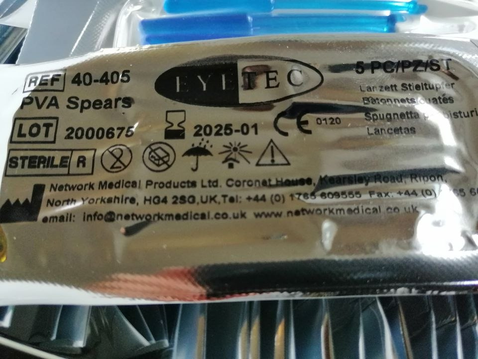 Ophthalmic arrows, spongi 10 pcs Ophthalmic arrows, spongi 10 pcs