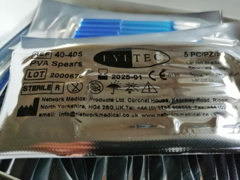 Ophthalmic arrows, spongi 10 pcs Ophthalmic arrows, spongi 10 pcs