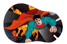 Ortopad MEDIUM Superman