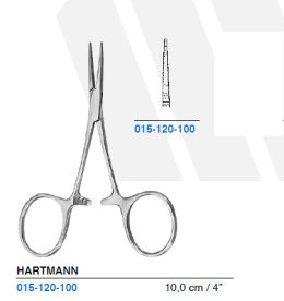 Straight forceps HARTMANN 015-120-100