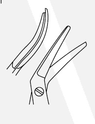 CASTROVIEJO corneal scissors 032-785-110
