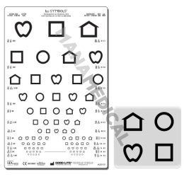 Tablica symbole LEA 12 linii , 4 m 52115