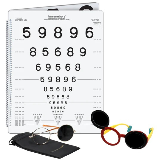 LEA NUMBERS® – Low Vision book, Set (attached at the top) 52048