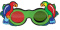 Okulary czerwono-zielone anaglifowe Papugi, 59539